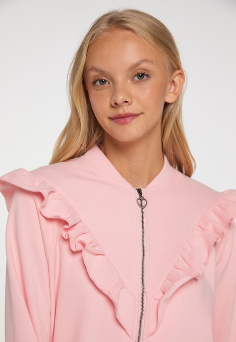 Mymo Sweatjacke Damen rosa - Image 5