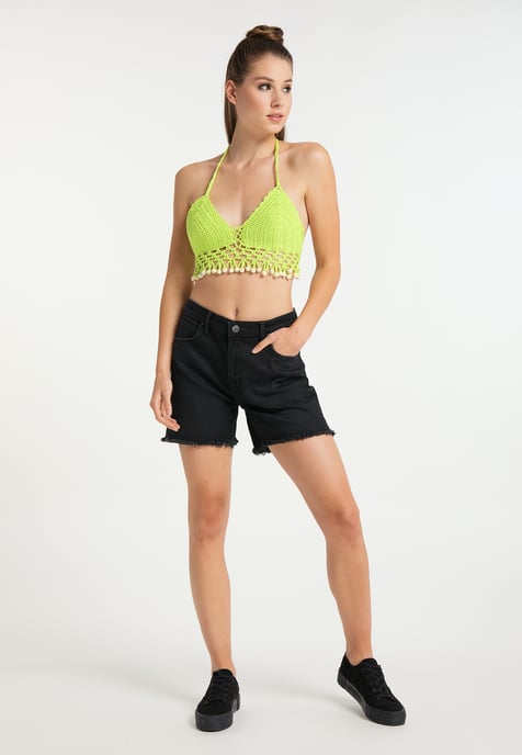 Mymo Häkeltop Damen neongrün - Image 2