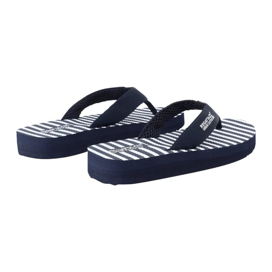 Regatta - Damen Flipflops "Catarina" (Marineblau/Weiß gestreift) - Image 2