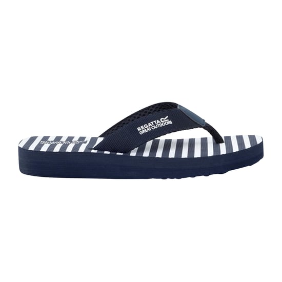 Regatta - Damen Flipflops "Catarina" (Marineblau/Weiß gestreift) - Image 4