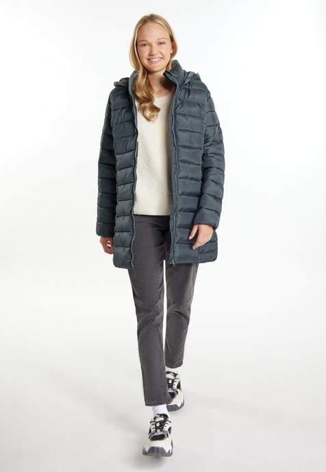 Mymo leichte Steppjacke Damen Holzkohle - Image 2