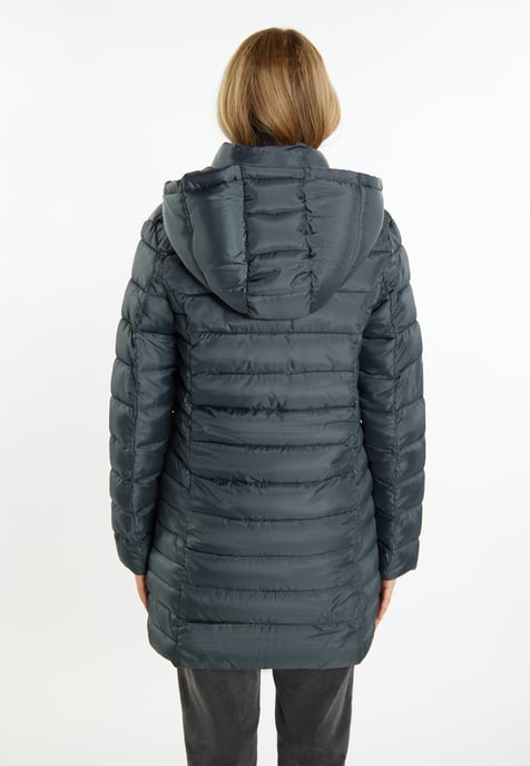 Mymo leichte Steppjacke Damen Holzkohle - Image 4
