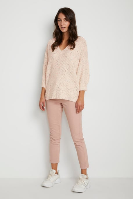 Strickpullover mit regulärer Passform cream - Image 2