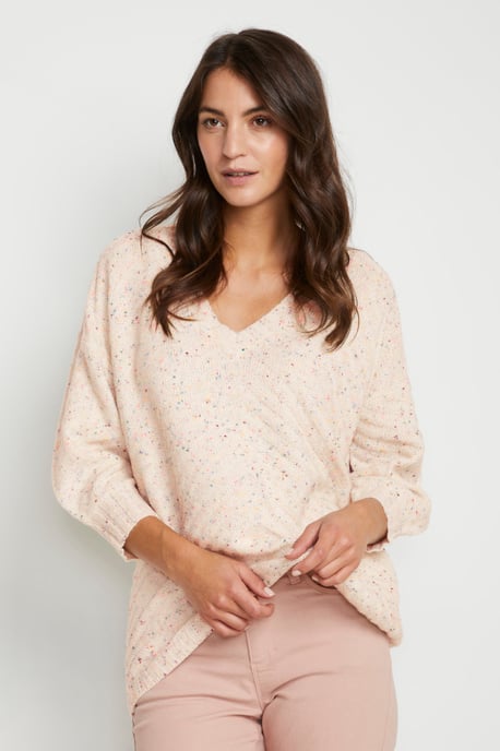 Strickpullover mit regulärer Passform cream - Image 4