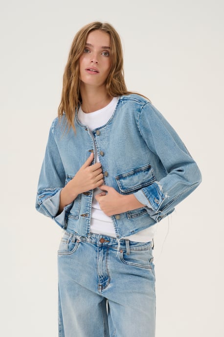 Jeansjacke Regular fit light blue - Image 5