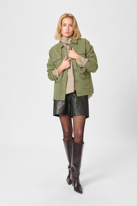 Jacke Casual fit olive - Image 4
