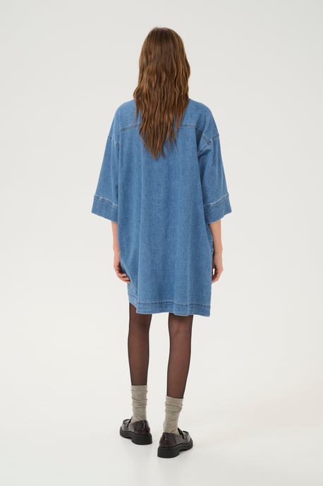 Kleid Loose fit medium blue - Image 3