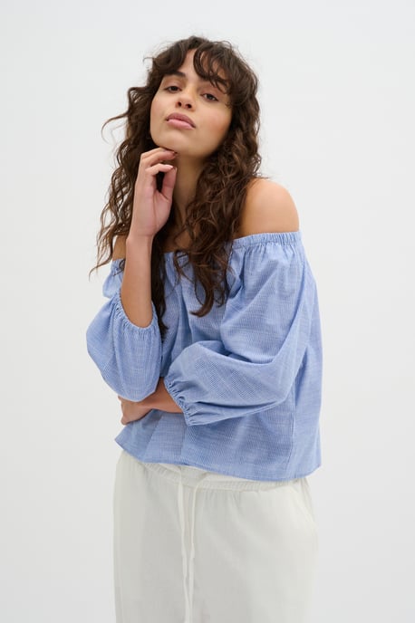 Kurzarm-Bluse Loose fit - Image 3