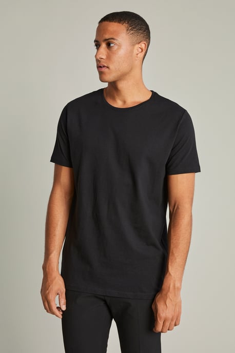T-shirt Gerade Passform black - Image 4