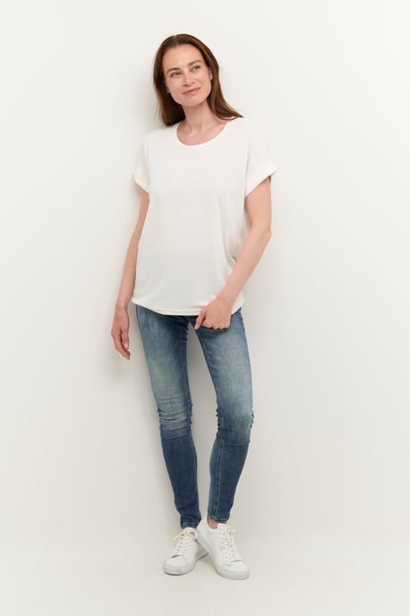 T-Shirt mit lockerer Passform white - Image 3
