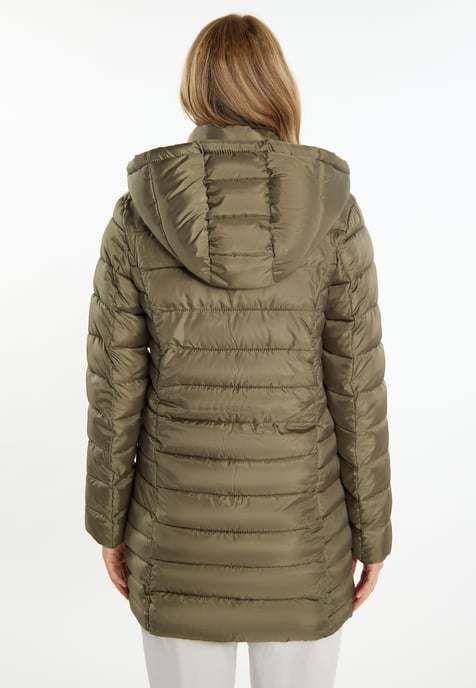 Mymo leichte Steppjacke Damen militärisch oliv - Image 4