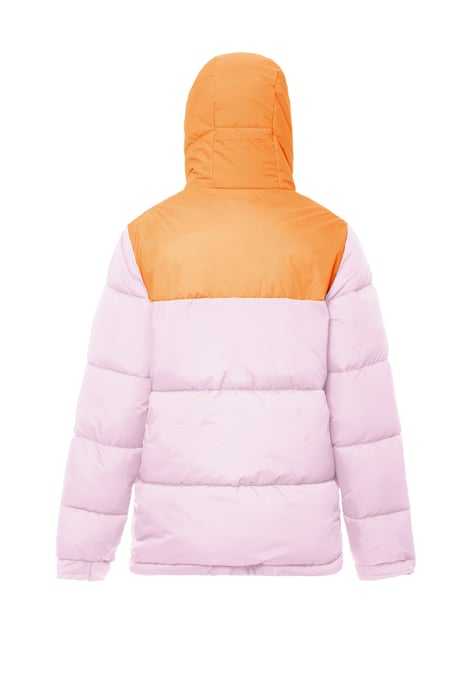 Mymo Wattierte Steppjacke Damen Süßes Pink Aprikose - Image 2