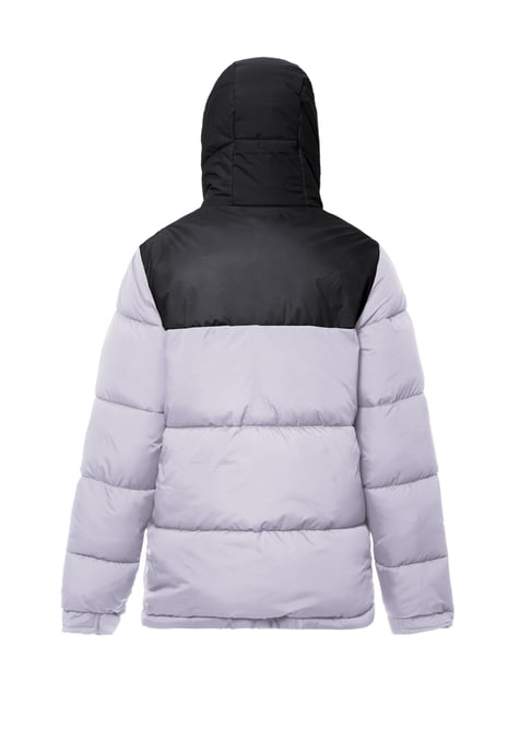 Mymo Wattierte Steppjacke Damen Lavendel Schwarz - Image 2