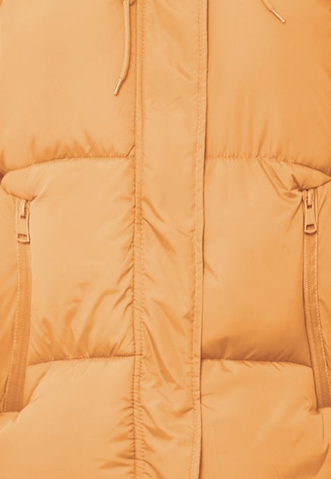 Mymo Wattierte Steppjacke Damen Aprikose Süßes Pink - Image 3