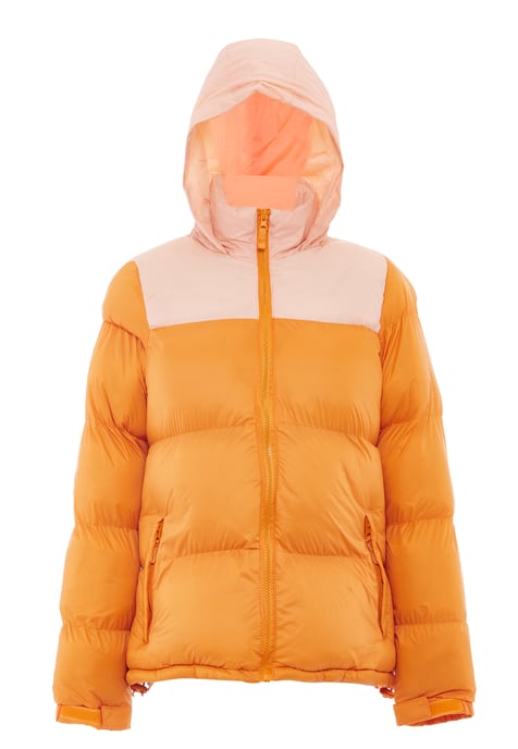 Mymo Wattierte Steppjacke Damen Orange Pfirsich - Image 1