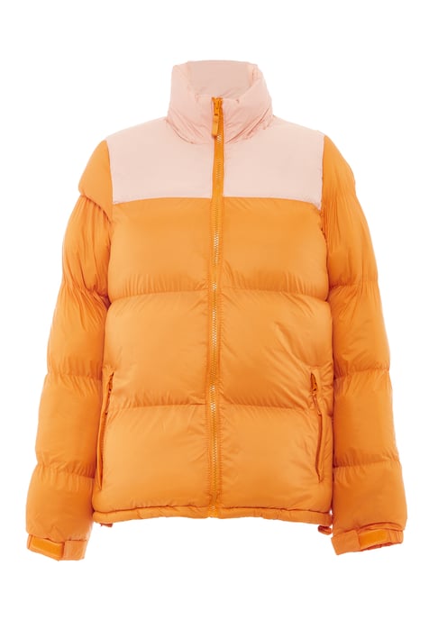 Mymo Wattierte Steppjacke Damen Orange Pfirsich - Image 3