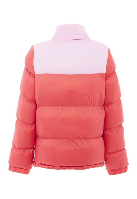 Mymo Wattierte Steppjacke Damen Sommerrot Süßes Pink - Image 4