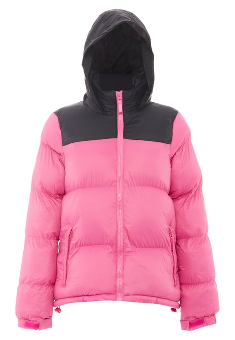 Mymo Wattierte Steppjacke Damen rosa schwarz - Image 1