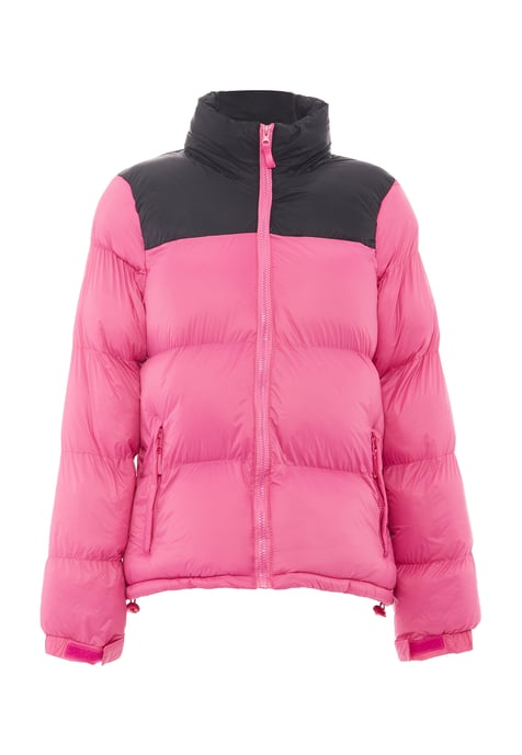 Mymo Wattierte Steppjacke Damen rosa schwarz - Image 3