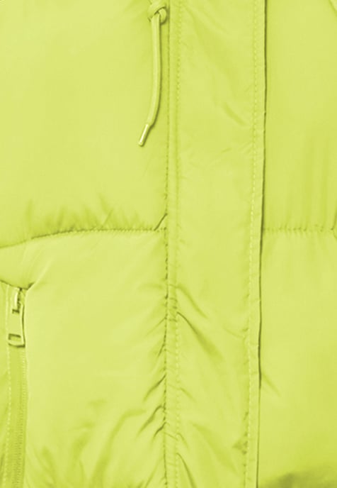 Mymo Wattierte Steppjacke Damen Saure Limette Aprikose - Image 3