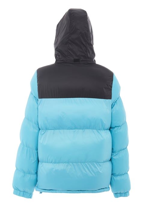 Mymo Wattierte Steppjacke Damen Türkis Schwarz - Image 2
