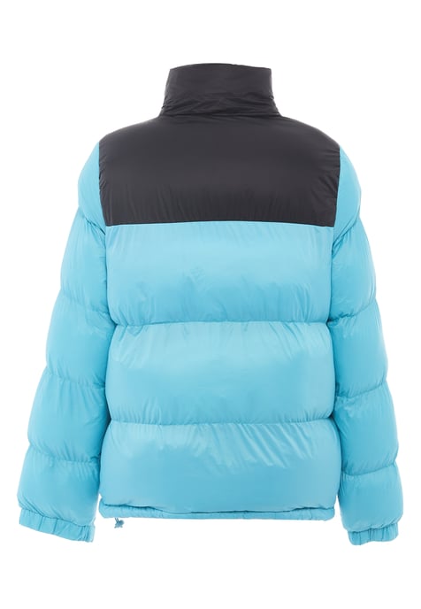 Mymo Wattierte Steppjacke Damen Türkis Schwarz - Image 4