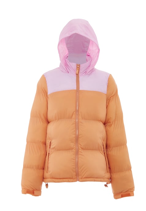 Mymo Wattierte Steppjacke Damen Aprikose Süßes Pink - Image 1