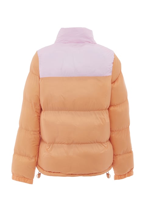 Mymo Wattierte Steppjacke Damen Aprikose Süßes Pink - Image 4