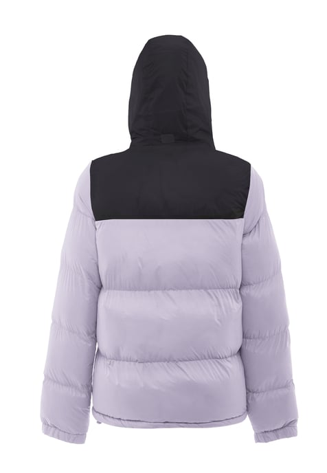 Mymo Wattierte Steppjacke Damen Lavendel Schwarz - Image 2