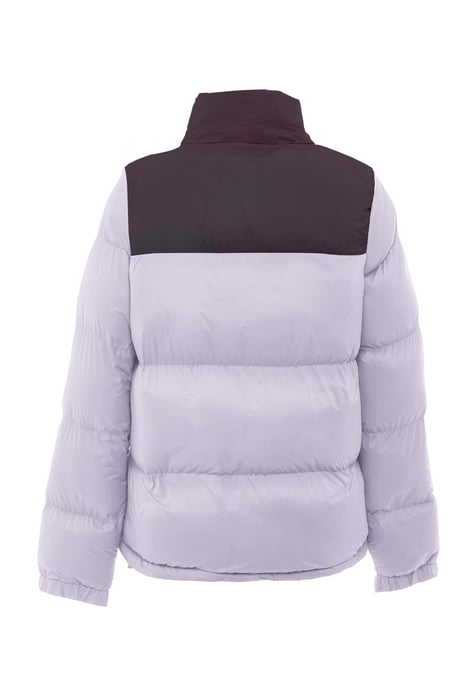 Mymo Wattierte Steppjacke Damen Lavendel Schwarz - Image 4