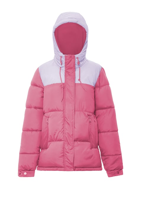 Mymo Wattierte Steppjacke Damen Pink Lavendel - Image 1