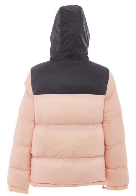 Mymo Wattierte Steppjacke Damen Pfirsich Schwarz - Image 2