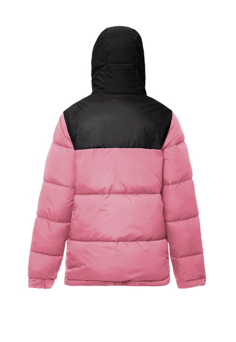 Mymo Wattierte Steppjacke Damen rosa schwarz - Image 2