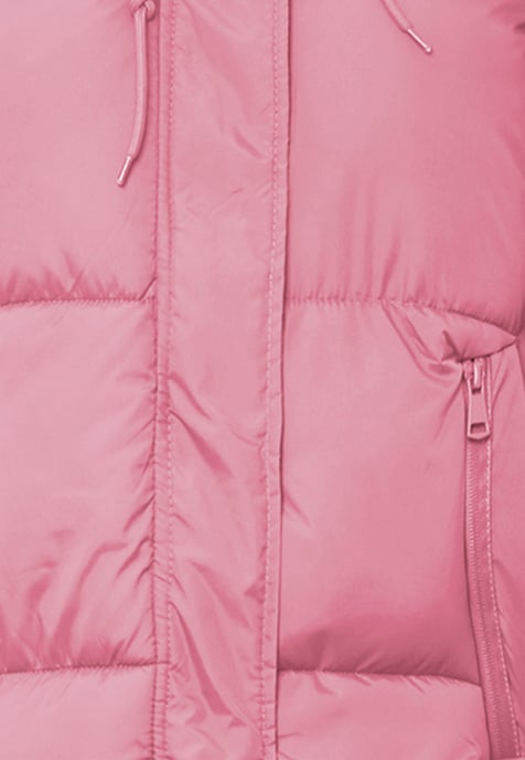 Mymo Wattierte Steppjacke Damen rosa schwarz - Image 3