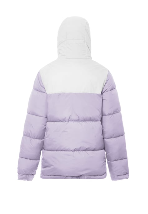 Mymo Wattierte Steppjacke Damen Lavendel Wollweiss - Image 2