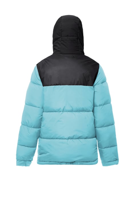 Mymo Wattierte Steppjacke Damen Türkis Schwarz - Image 2