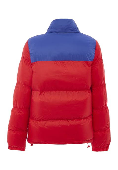Mymo Wattierte Steppjacke Damen Rot Kobalt - Image 4