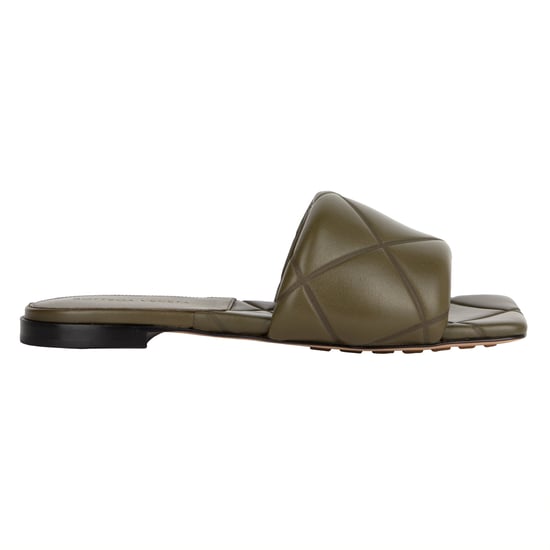 Bottega Veneta Gummi Lido Slide Grün - Image 6