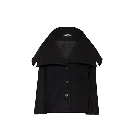 Jacquemus Le Caban Caruso Jacke mit drapiertem Kragen - Image 1