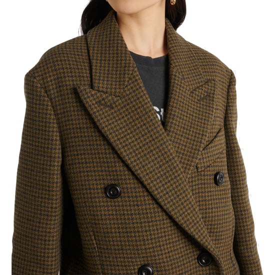 Acne Studios – Karierter, zweireihiger Mantel aus Wollmischung - Image 4