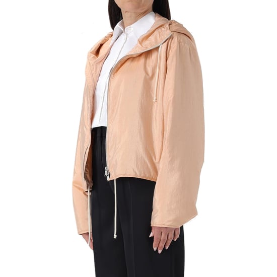 Jil Sander – Kapuzenjacke aus Seidenmischung mit Reißverschluss - Image 2