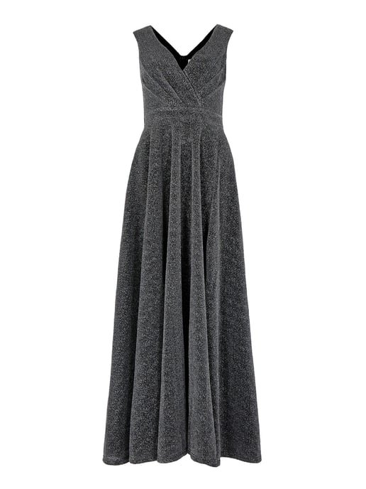 Apricot Glitzerndes Lurex-Maxikleid - Image 5