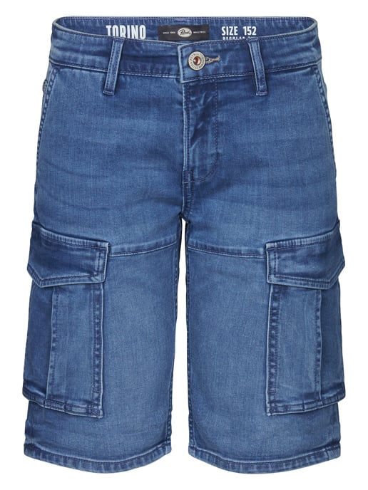 Petrol Industries - Torino Cargo-Shorts Denim Aventura Jungen - Blau - Image 2