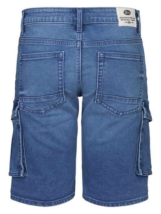 Petrol Industries - Torino Cargo-Shorts Denim Aventura Jungen - Blau - Image 3