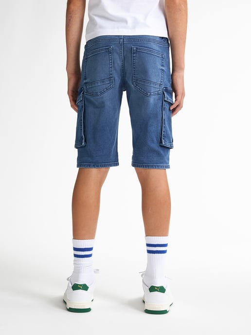 Petrol Industries - Torino Cargo-Shorts Denim Aventura Jungen - Blau - Image 4