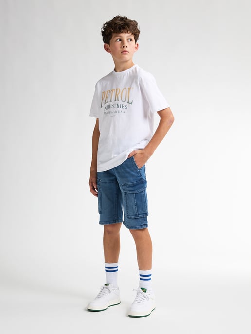 Petrol Industries - Torino Cargo-Shorts Denim Aventura Jungen - Blau - Image 5
