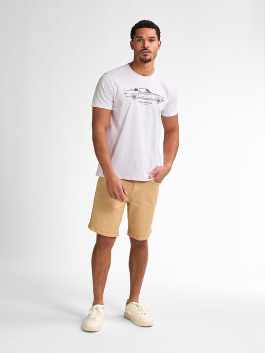 Petrol Industries - Farbige Denim-Shorts Stingraypark Herren - Gelb - Image 5