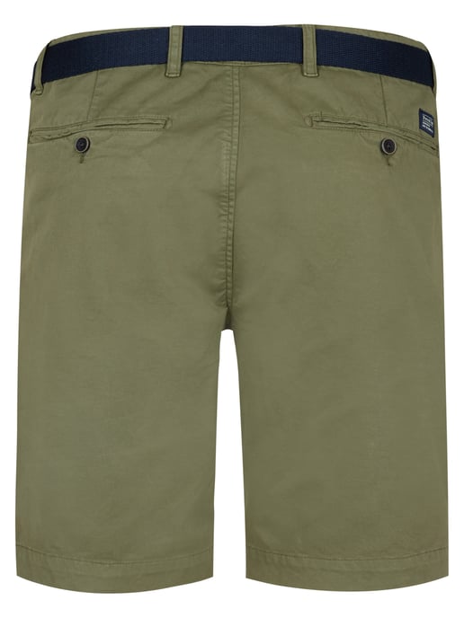 Petrol Industries - Plus Size Chino Short mit Gürtel Waveview Herren - Grün - Image 3