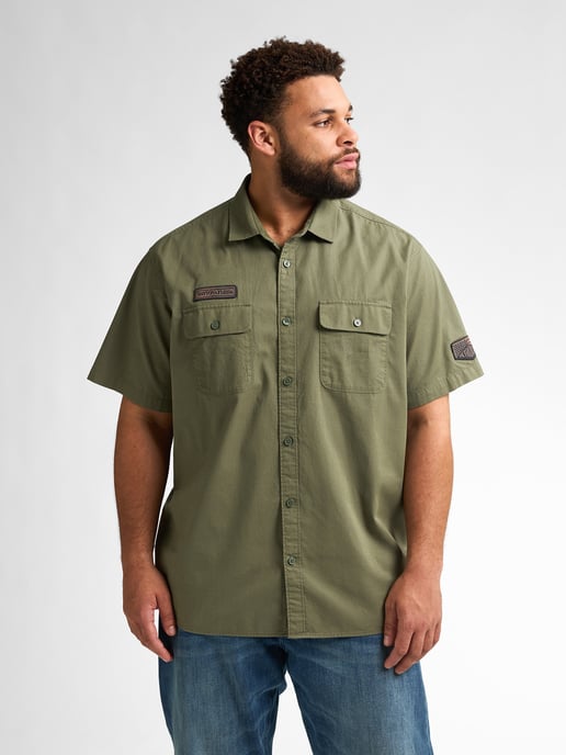 Petrol Industries - Plus Size Artwork Shirt Cove Herren - Grün - Image 3