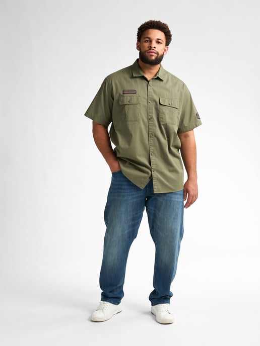 Petrol Industries - Plus Size Artwork Shirt Cove Herren - Grün - Image 5